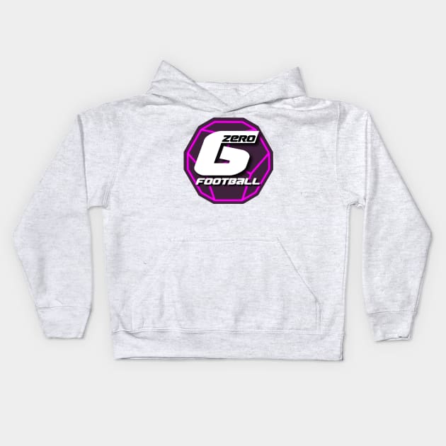 Zero G Football (Pink) Kids Hoodie by Stupiditee